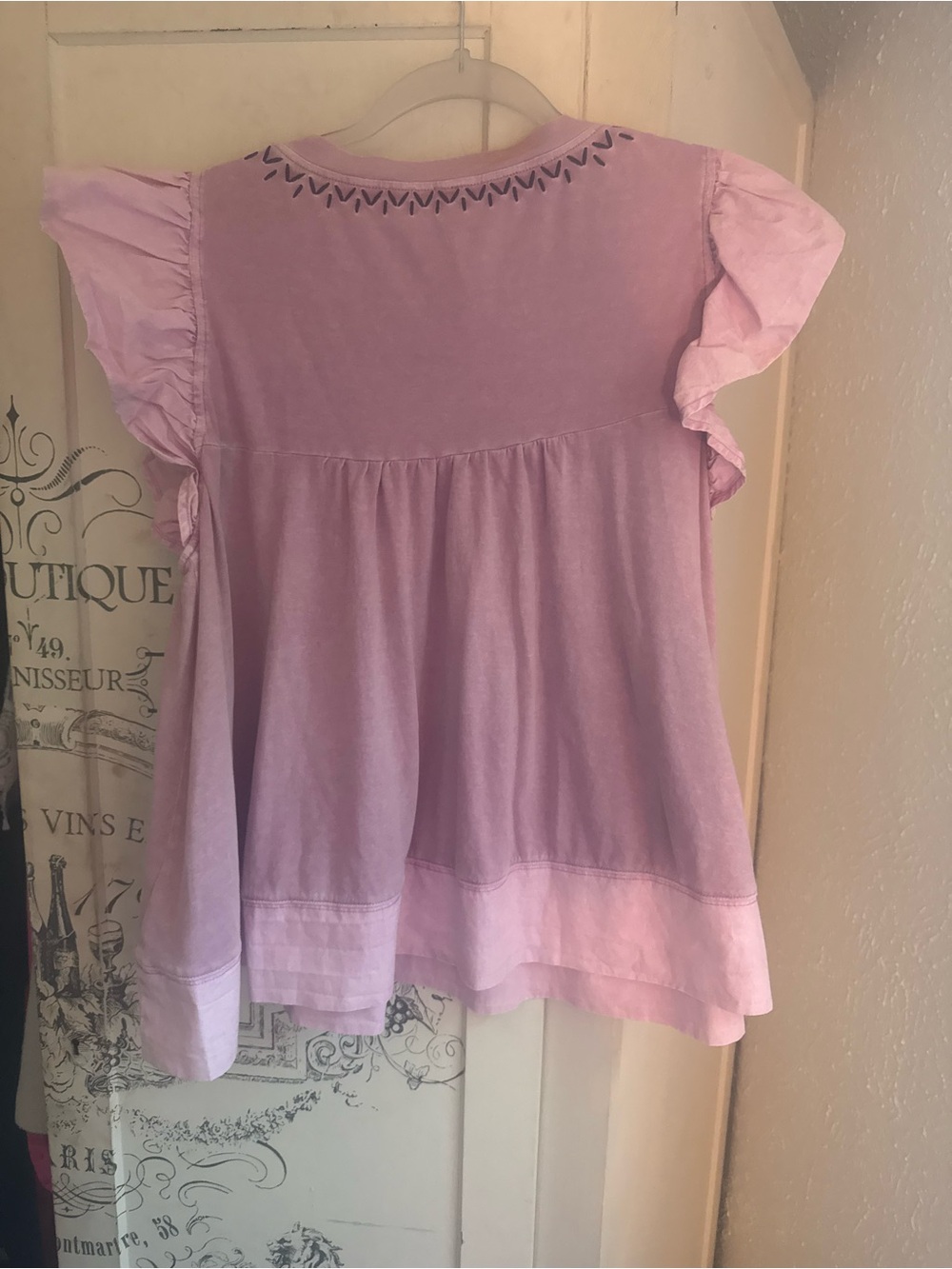 NWT Anthropologie Pintuck Flutter Sleeve Top - Picture 15 of 15